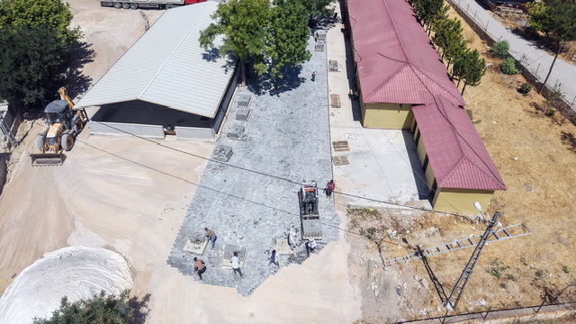 Büyükşehir’den Elbistan Alembey’in Sosyal Tesisine Düzenleme