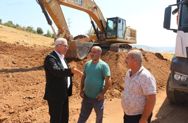 Pazarcık’ta Çevre Yolu Çalışmaları Sürüyor