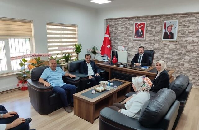 Eğitim-Bir-Sen’den Türkoğlu İlçe Millî Eğitim Müdürü’ne Hayırlı Olsun Ziyareti