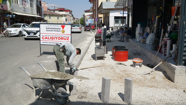 Büyükşehir Göksun’da Yürüyüş YollarınıYenileniyor