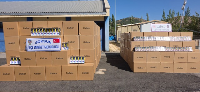 Kahramanmaraş’ta 6 Milyon Makaron Ele Geçirildi