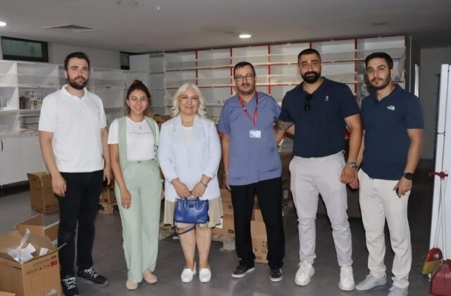 Eczacı Odası Başkanı Ebru Kaya’dan Sağlık Çalışanlarına Destek Ziyareti
