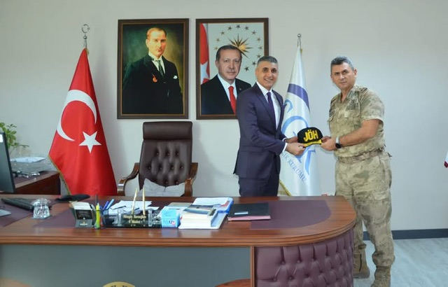 İl Jandarma Komutanı’ndan SGK İl Müdürü Karaoğlan’a Ziyaret