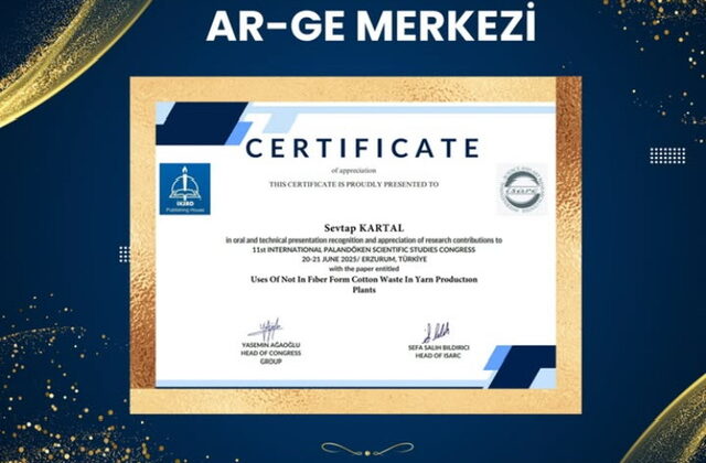 Nazar Tekstil Mehmet Balduk Ar-Ge Merkezi’nden Bilim Dünyasına Katkı