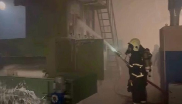 Kahramanmaraş’ta fabrika yangını