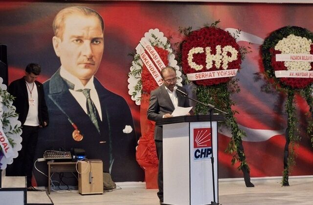 CHP Pazarcık İlçe Kongresi’nde Bayram Kunduru Yeniden Başkan Seçildi
