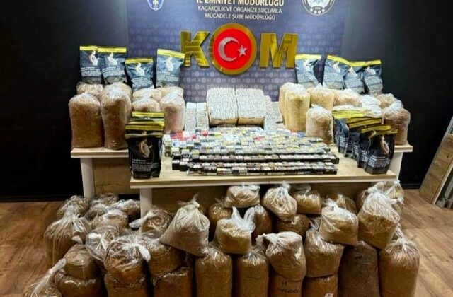 Kahramanmaraş’ta kaçak sigara operasyonu: 11 gözaltı