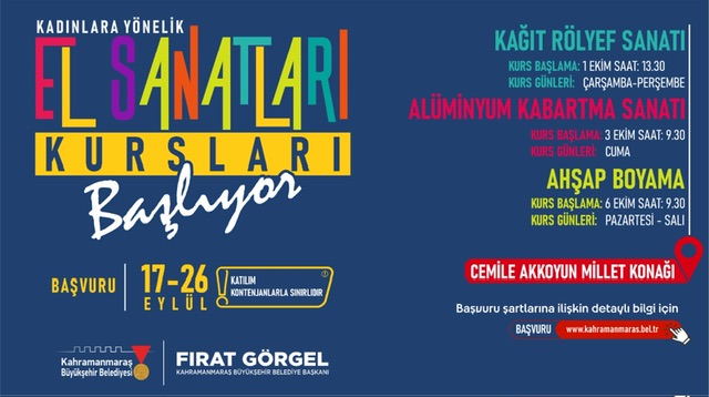 Kadınlar, Büyükşehir’in Kursları ile Kendini Keşfedecek