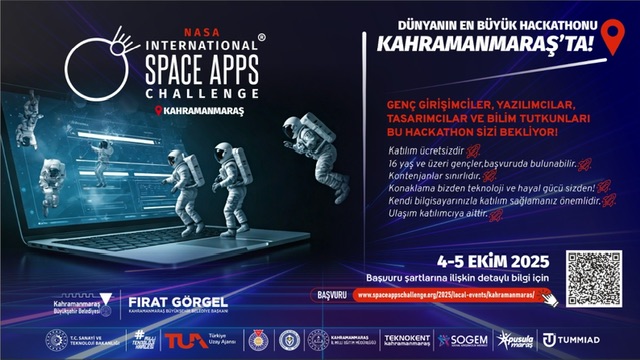 Kahramanmaraş’ta Bir İlk; Büyükşehir NASA’nın Dev Organizasyonuna Ev Sahipliği Yapacak