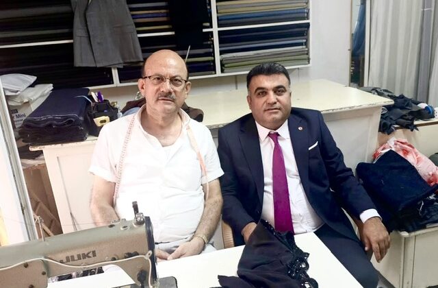 Terziler ve Konfeksiyoncular Odası Başkanı Akkurt’tan Esnaf Ziyareti