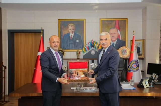 Afşin Belediye Başkanı Kıraç’tan İl Emniyet Müdürü Yiğit’e Ziyaret