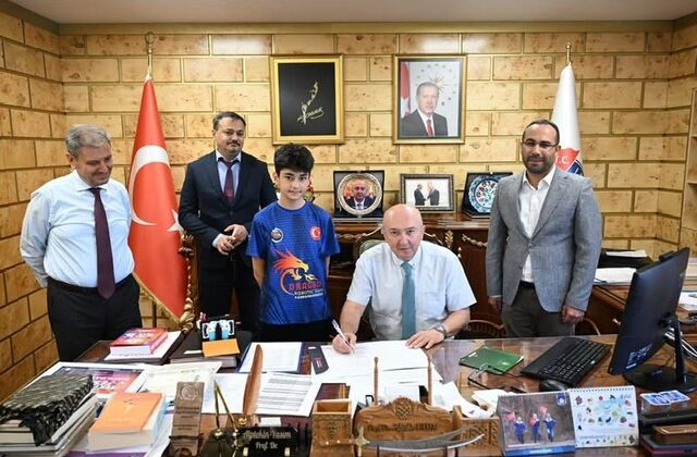 Kahramanmaraş Teknokent’ten Genç Yeteneğe Sponsorluk Desteği