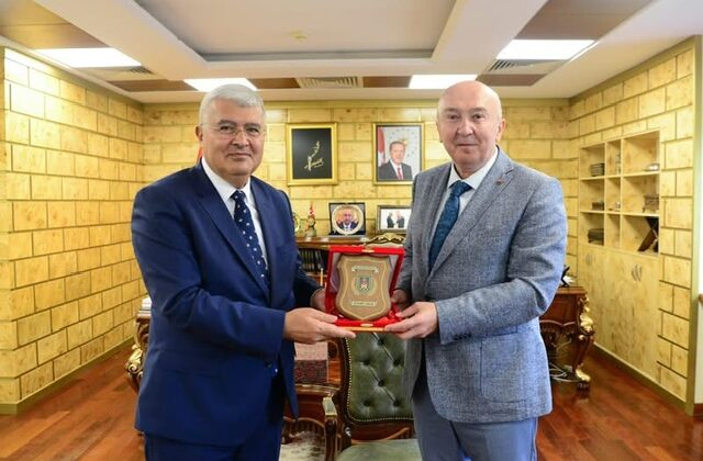 Azerbaycan Heyetinden KSÜ Rektörü Yasım’a Ziyaret