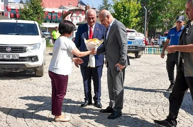Göksun Belediye Başkanı Selim Cüce, İl Emniyet Müdürü Nurettin Gökduman’ı Ağırladı