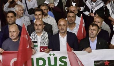 Kahramanmaraş’ta Filistin’e Destek Yürüyüşü