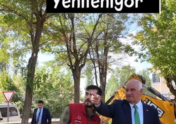 Göksun’da Dudayev Parkı Yenileniyor