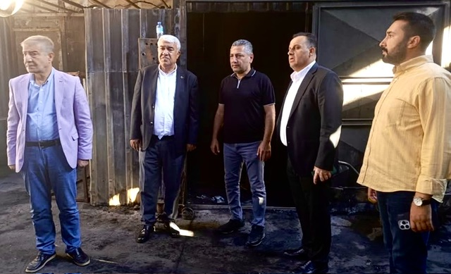 Esnaf Odaları Birliği’nden Yangın Mağduru Esnafa Geçmiş Olsun Ziyareti