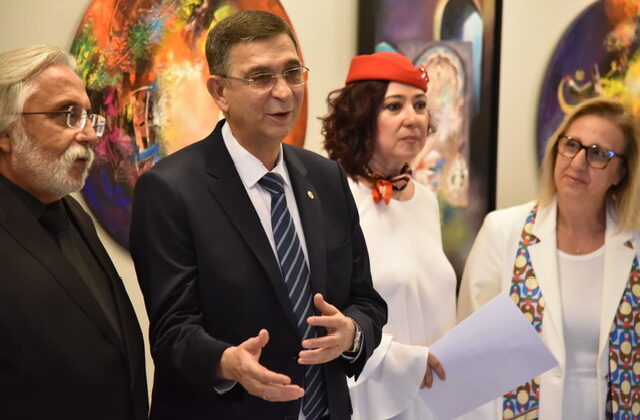 FATOŞ TATAR EKER SANKO SANAT GALERİSİ’NDE SERGİ AÇTI