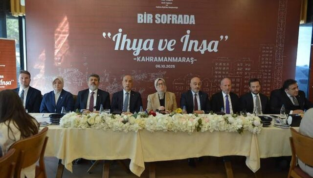 Kahramanmaraş’ta “Bir Sofrada” Buluşması: Dayanışma, İstişare ve Yeniden İnşa Ruhu