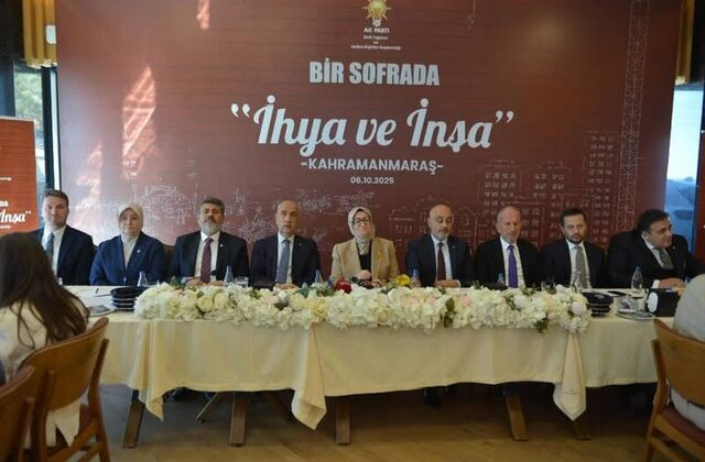 Kahramanmaraş’ta “Bir Sofrada” Buluşması: Dayanışma, İstişare ve Yeniden İnşa Ruhu