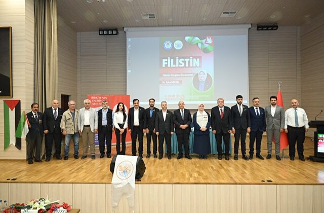 “Filistin Dünyanın Neresinde?” Konferansı KSÜ’deGerçekleştirildi