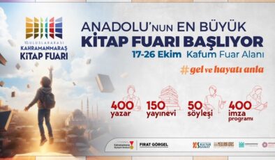 10. Uluslararası Kahramanmaraş Kitap Fuarı, Cuma Günü Kapılarını Açıyor