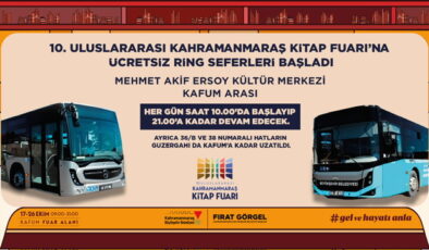 Kitap Fuarı’na Ücretsiz Ring Seferleri Başladı!
