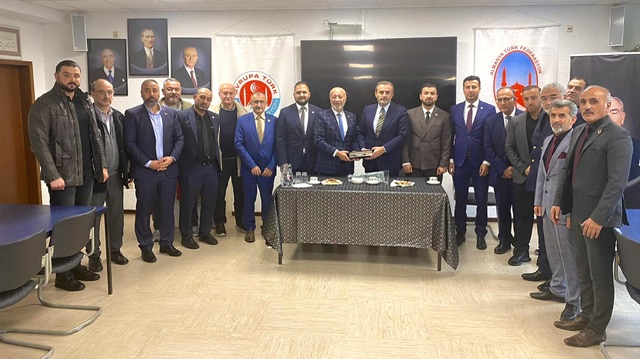 Mahir Ünal’dan Duisburg’da Avrupa Türk Federasyonu’na Ziyaret