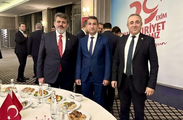 İMO Kahramanmaraş Temsilcisi Gündeşli Cumhuriyet Bayramı Resepsiyonuna Katıldı