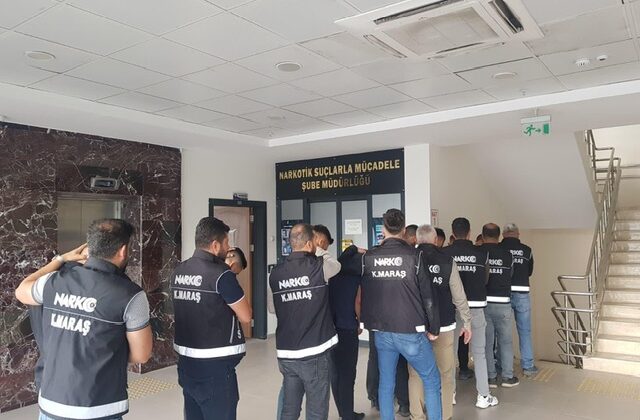 Kahramanmaraş’ta Narkotik Operasyonu: 19 Şüpheli Gözaltına alındı, 15’i Tutuklandı