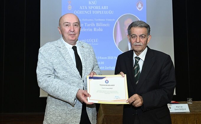 KSÜ’de Gençlere Kimlik ve Tarih Bilinci Mesajı