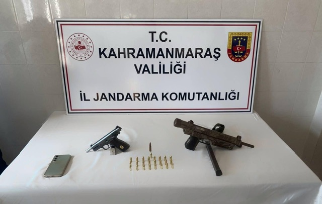 Kahramanmaraş’ta suikast silahı ele geçirildi