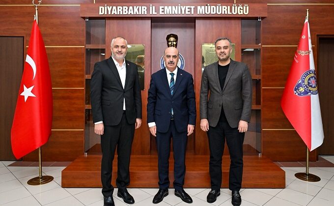 Başkan Toptaş ve Başkan Gökşen’den  Diyarbakır İl Emniyet Müdürü Nurettin Gökduman’k a Hayırlı Olsun Ziyareti