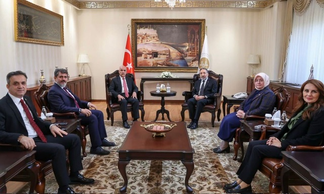 AK Parti Kahramanmaraş Heyetinden Diyanet İşleri Başkanı Prof. Dr. Safi Arpaguş’a Ziyaret