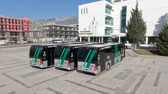 Şehrin İlk Elektrikli Otobüsleri Hayırlı Olsun