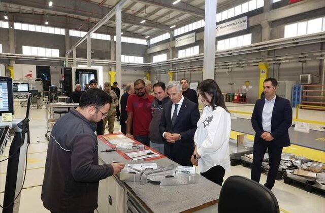 TUSAŞ’ın Türkoğlu Üretim Tesisi İncelendi