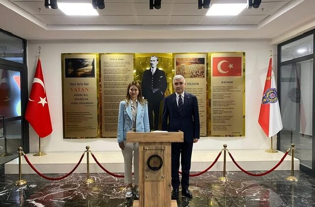 MHP’Lİ KARAKOÇ VE METEHAN’DAN EMNİYET MÜDÜRÜ YİĞİT’E ZİYARET