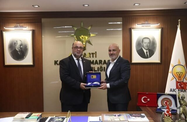 Dulkadiroğlu Belediye Başkanı Mehmet Akpınar’dan AK Parti İl Başkanlığı’na Ziyaret