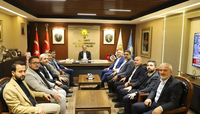 AK PARTİ İL BAŞKANLIĞINA MÜTEAHHİTLER BİRLİĞİNDEN ZİYARET