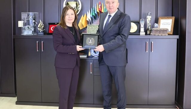 KSÜ Rektörü Prof. Dr. Alptekin Yasım’dan OMÜ Rektörü Prof. Dr. Fatma Aydın’a Ziyaret