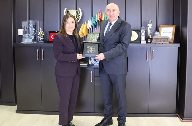 KSÜ Rektörü Prof. Dr. Alptekin Yasım’dan OMÜ Rektörü Prof. Dr. Fatma Aydın’a Ziyaret