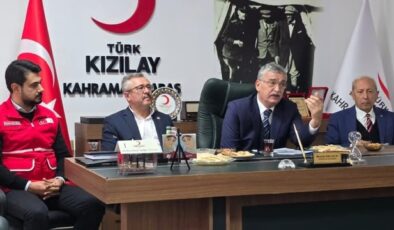 CELALETTİN GÜVENÇ’TEN KIZILAY ZİYARETİ