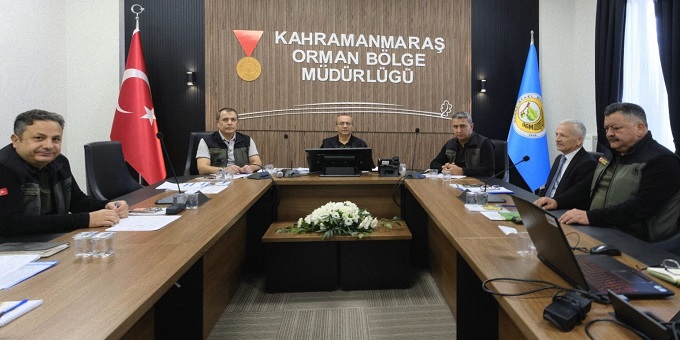 ORMAN BÖLGE MÜDÜRLÜĞÜNDE DEĞERLENDİRME TOPLANTISI GERÇEKLEŞTİRİLDİ
