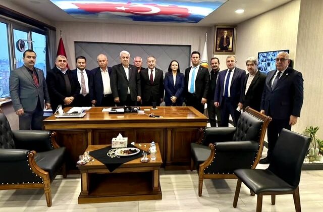 İYİ Parti Kahramanmaraş İl Başkanlığı’ndan Esnaf Odaları Birliği’ne Ziyaret