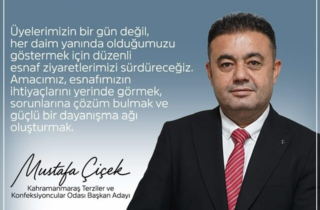 Mustafa Çiçek’ten “Bir Gün Değil, Her Gün Esnafımızla” Projesi