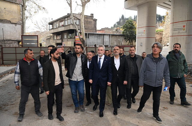 Başkan Görgel Kanlıdere Köprüsünde İncelemelerde Bulundu