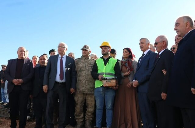 PAZARCIK’TA CEM EVİ TEMEL ATMA TÖRENİ GERÇEKLEŞTİRİLDİ