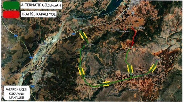 Pazarcık Belediyesi’nden Yol Kapama Duyurusu