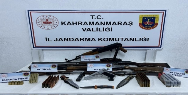 Afşin’de Silah ve Mühimmat Kaçakçılığı Operasyonu: 1 Tutuklama