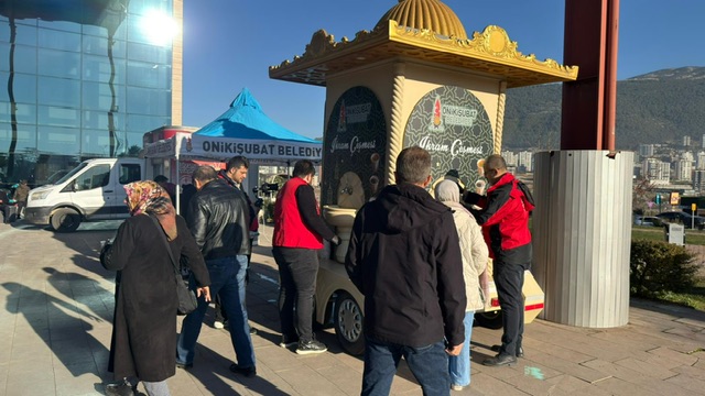 Onikişubat Belediyesi’nden KSÜ Tıp Fakültesi’nde gönülleri ısıtan ikram